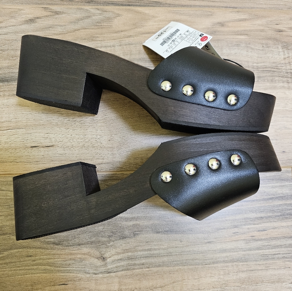 ZARA LEATHER SANDALS LIMITED EDITION, US 8 - Picture 11 of 12